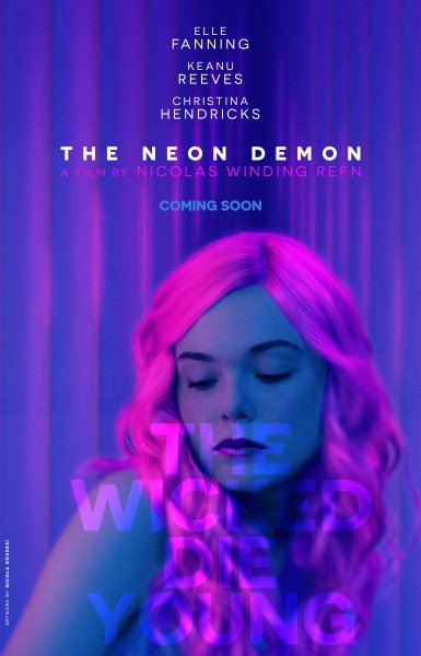 Неоновый демон 2016 Постер