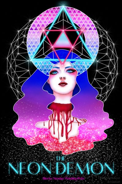 Эль Фаннинг неоновый демон Постер