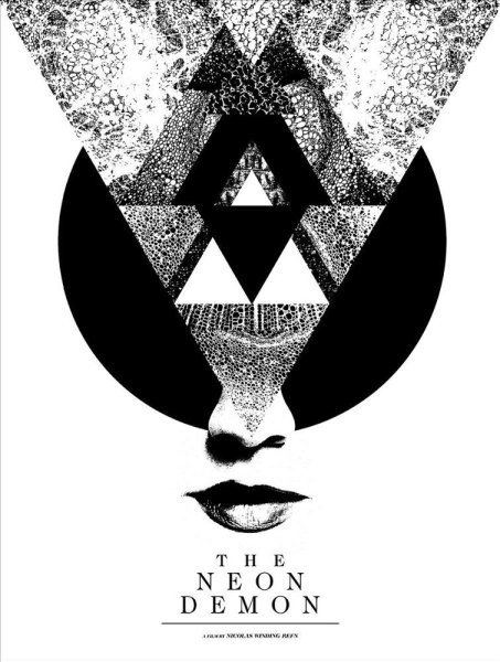 Неоновый демон Постер