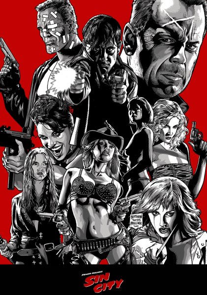 Город грехов фильм 2005 Постер