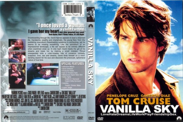 Vanilla Sky 2001 DVD Cover