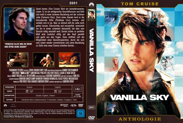 Vanilla Sky 2001 DVD Cover