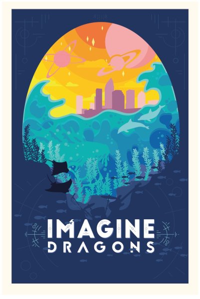Imagine Dragons Постер