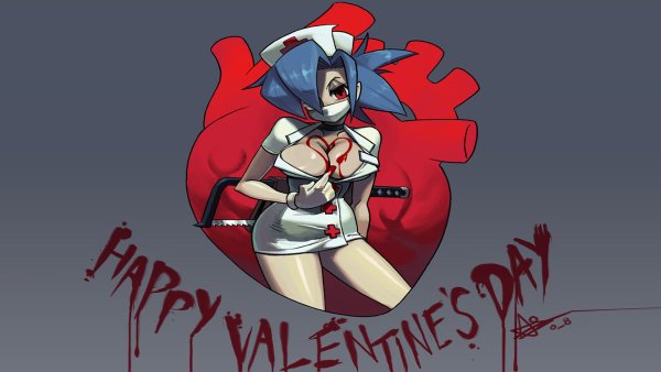 Валентайн Skullgirls арт