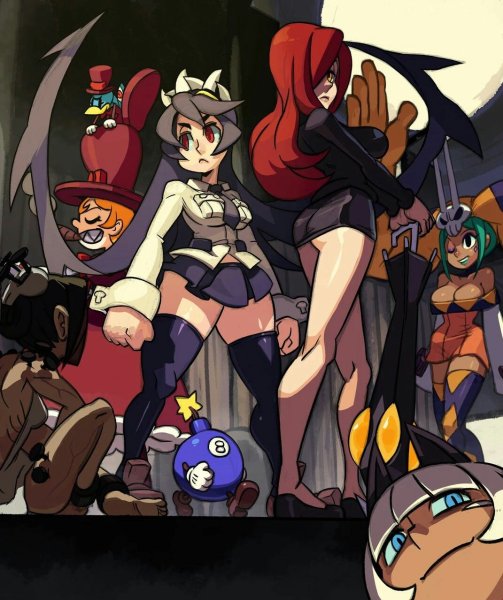 Skullgirls Пикок и Мисс Форчун