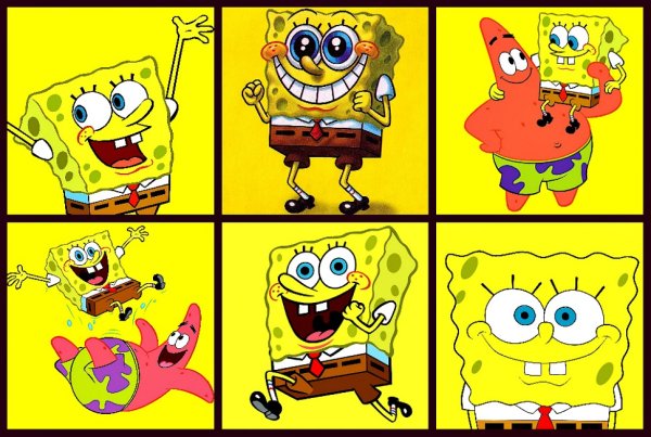 Губка Боб коллаж