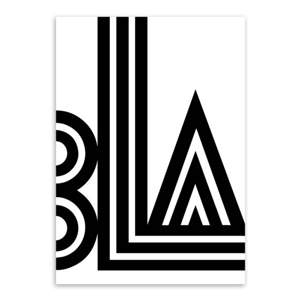 Постер "черно-белое"