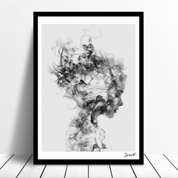 Постер "черно-белое"