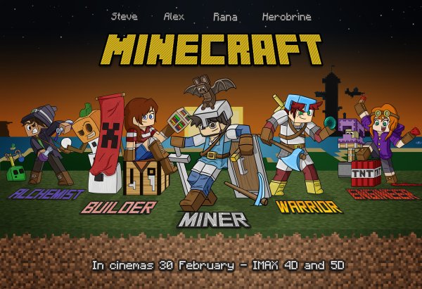 Майнкрафт Постер