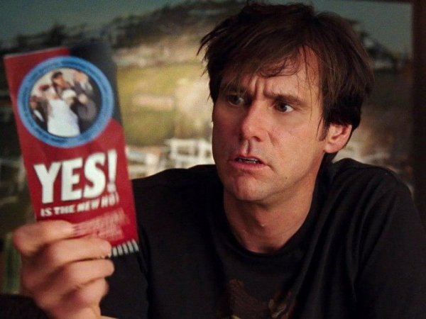 Джим Керри в фильме всегда говори да