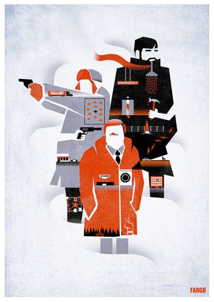 Фарго арт Постер