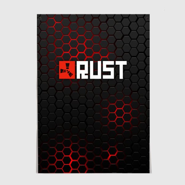 Постеры на стенах в Rust