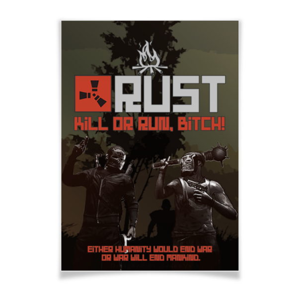 Постеры по игре Rust