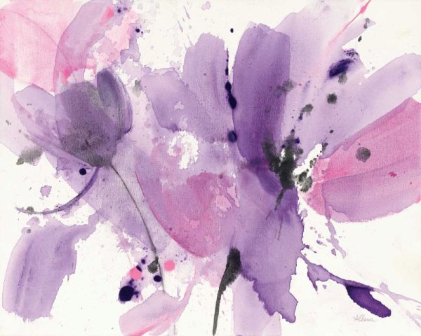 Картина в сиреневых тонах