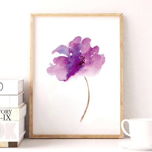 Триптих в сиреневых тонах