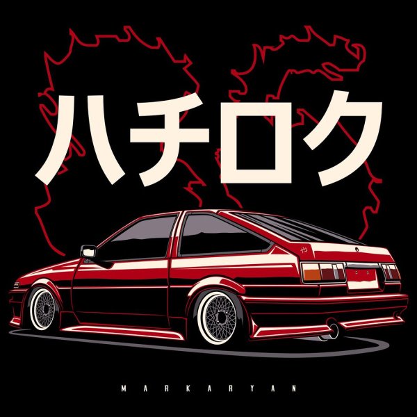 Toyota ae86 Trueno обои на телефон