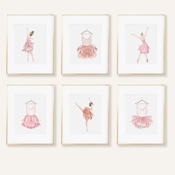 Постер девочка балерина