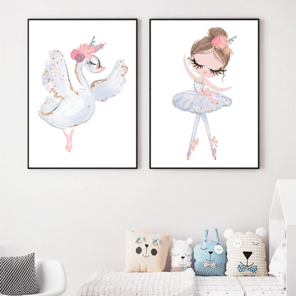 Постер балерина