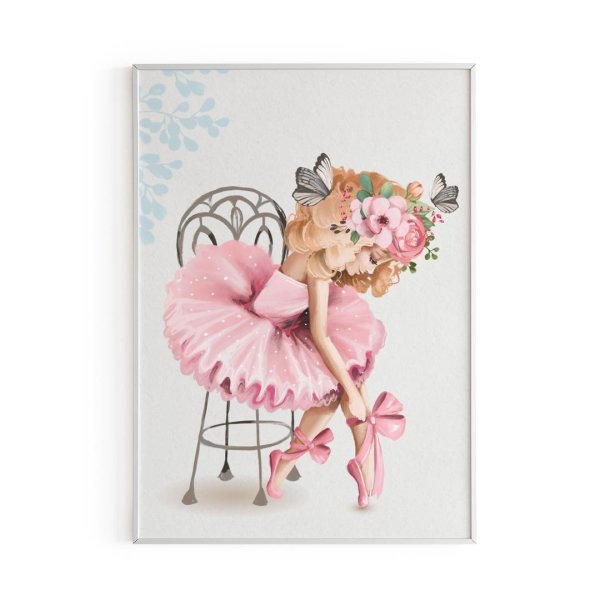 Балерина на стену в детскую комнату