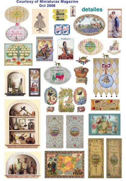 Плакаты для кукольного домика