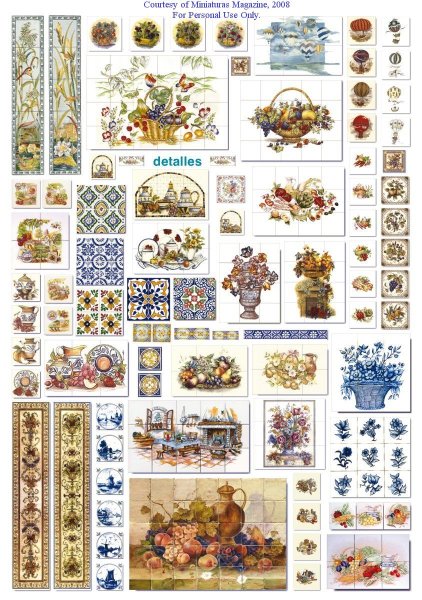 Мини картины для кукол