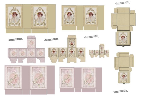 Распечатки миниатюры для кукол