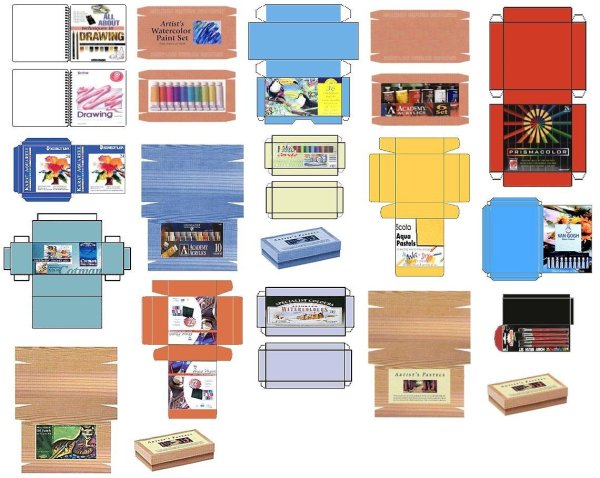 Бумажная миниатюра для кукол