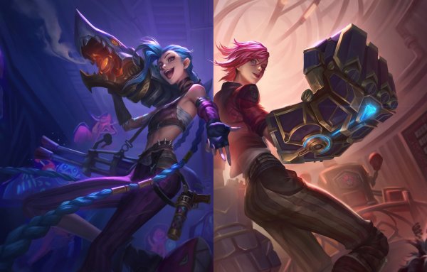 Jinx Arcane рисунок