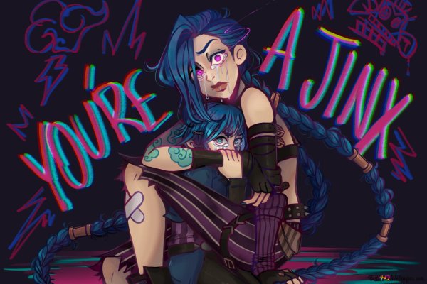 Джинкс с факелом аркейн