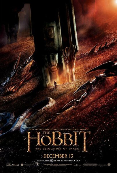 The Hobbit: the Desolation of Smaug. 2013 Постер