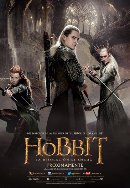 The Hobbit: the Desolation of Smaug poster