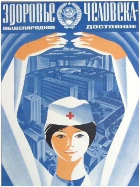 Советские медицинские плакаты