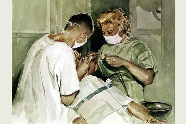 Зубные врачи в живописи