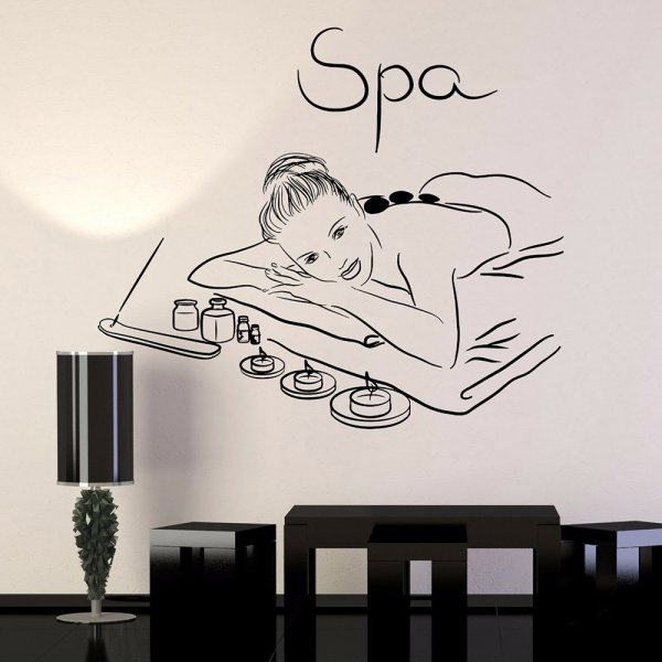 Наклейки на стену для салона красоты