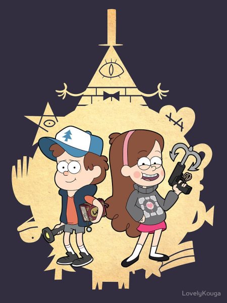 Обложка мультсериала Гравити Фолз