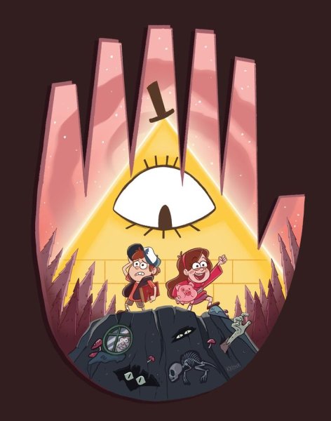 Постеры Гравити Фолз Билл