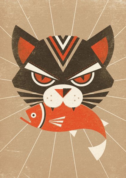 Постер кошки