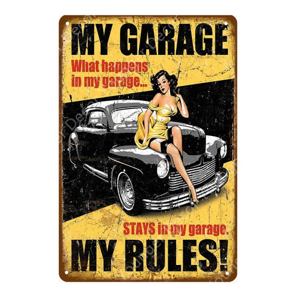 Мой гараж Мои правила Постер