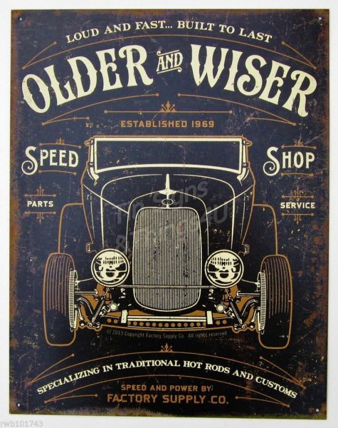 Постеры в стиле ретро для гаража