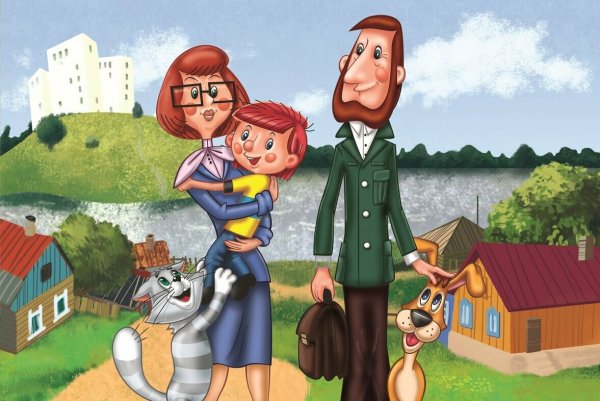 Трое из Простоквашино мультфильм