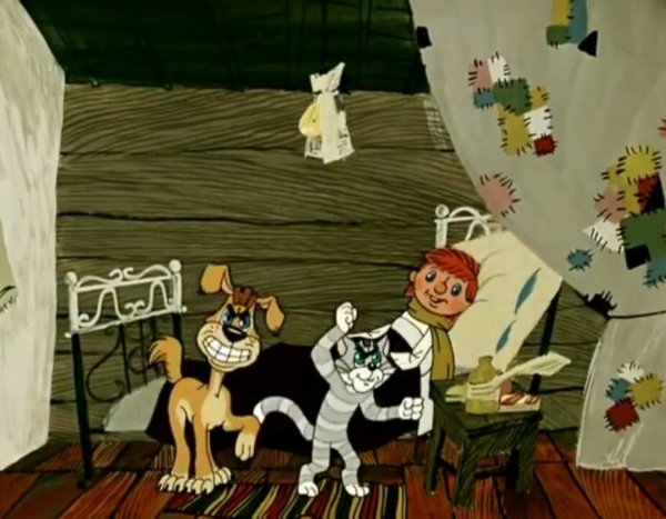Трое из Простоквашино мультфильм 1978