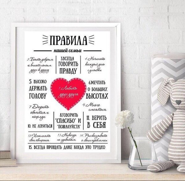 Правила семьи