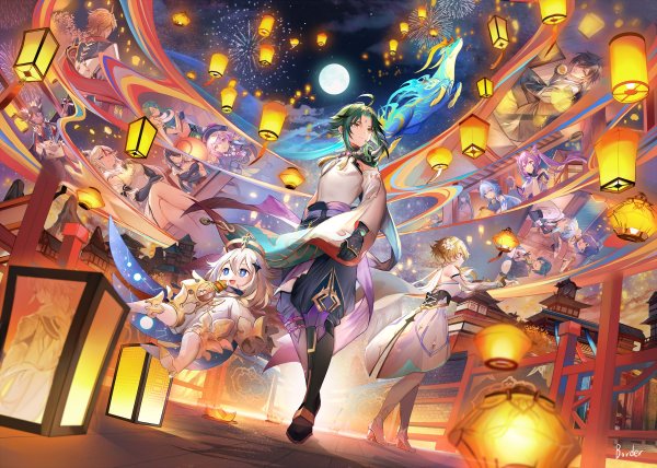 Рост персонажей Геншин Импакт