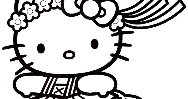 Хеллоу Китти тату эскиз