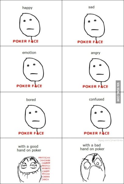 Покер фейс прикол