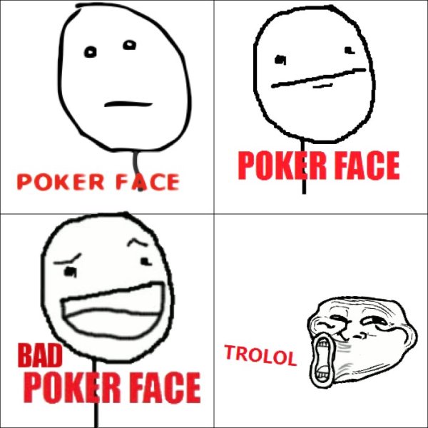 Покер фейс фото