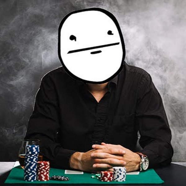 Аниме эмоции Покер фейс