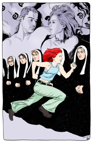 Беги Лола беги Постер