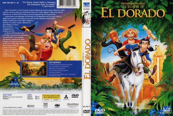 The Road to el Dorado 2000 обложка