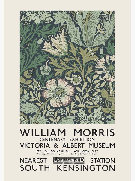 William Morris постеры в интерьере